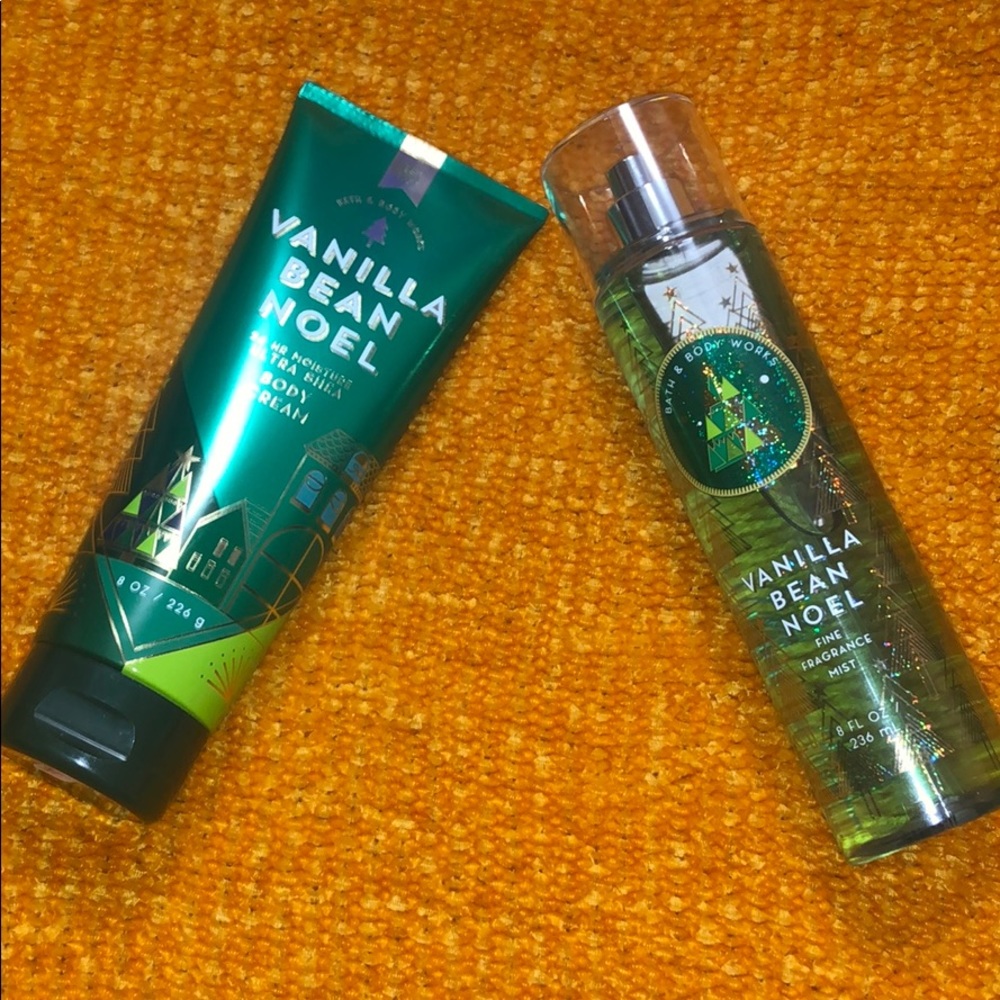 Vanilla bean Noel mist and body cream